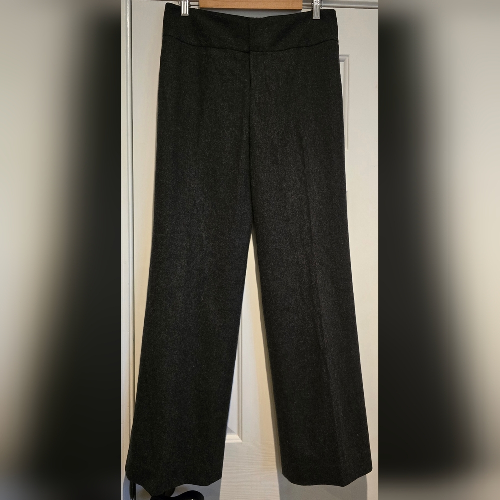 Women's grey Banana Republic Harrison fit wool blend pants Size 4 lined